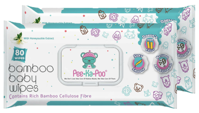 Bamboo Wet Wipes With Honeysuckle Extract