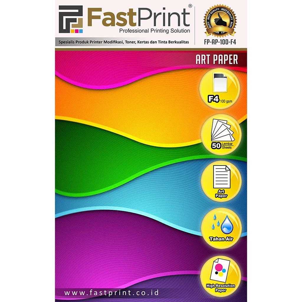 Kertas Art Paper Fast Print Ukuran F4