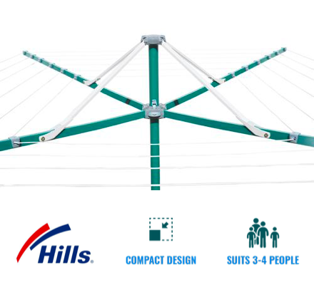 hills hoist 6 line rotary clothesline recommendation for gold coast qld