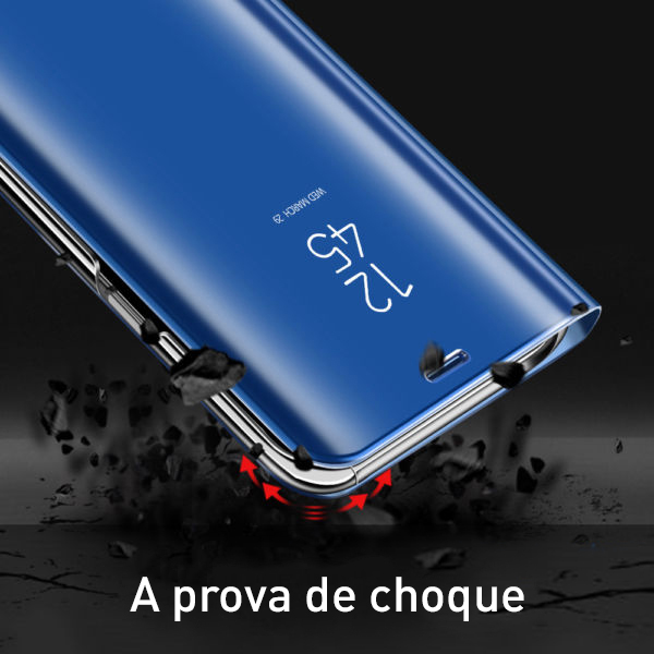 Smart flip case para samsung galaxy z dobre 2 5g w20 w21 chapeamento do  espelho do couro do plutônio de suporte à prova de choque tampa do telefone  funda comprar on-line \\