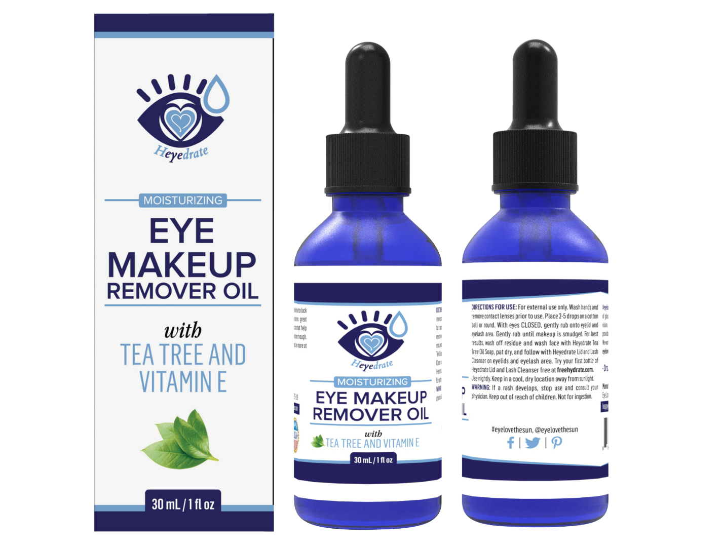 Heyedrate Eye Makeup Remover Oil REBATE Eye Love The Sun