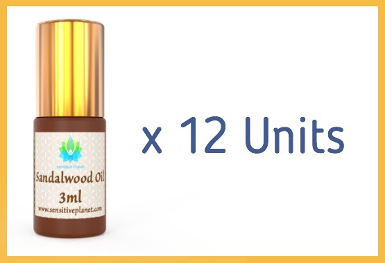 (12 UNITS) Wholesale- 3ml Sandalwood Oil @ $17/unit