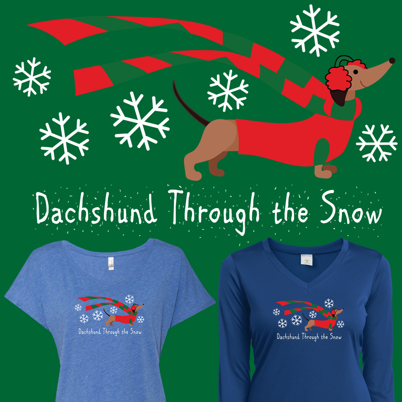Dachshund Christmas + Hanukkah Shirts